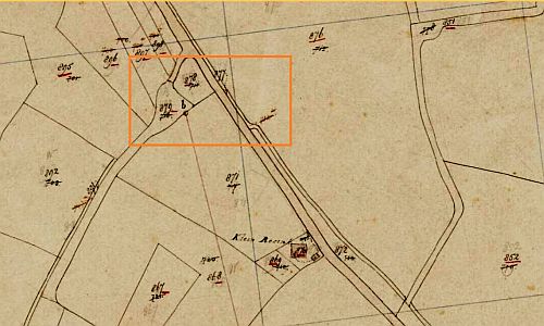 branderhorstweg kaart hengelo jaar 1832 BEWERKT