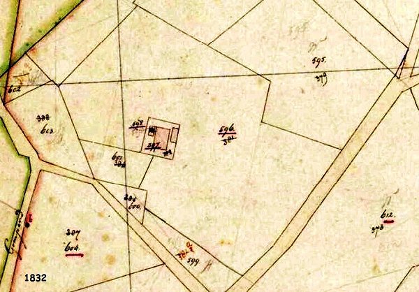 1832 kaart