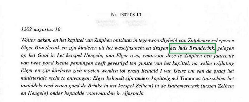 1302 Oorkondenboek van Gelre tot Zutphen tot 1326 uitgegeven door E.J. Harenberg