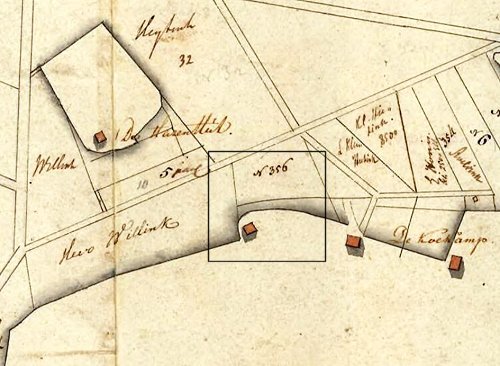 1820 kaart Woeste Gronden