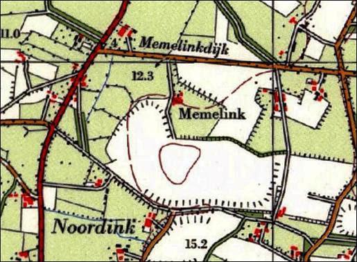 K10 1965 Topografische kaart. Bron. Tijdreis Kadaster. 