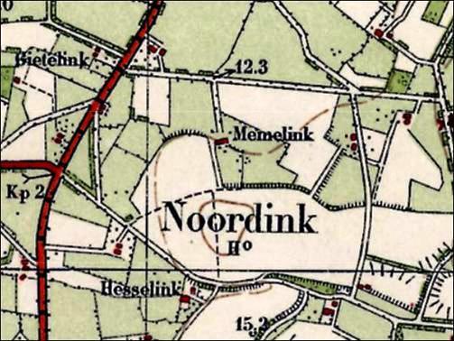 K9 1933 Topografische kaart Bron