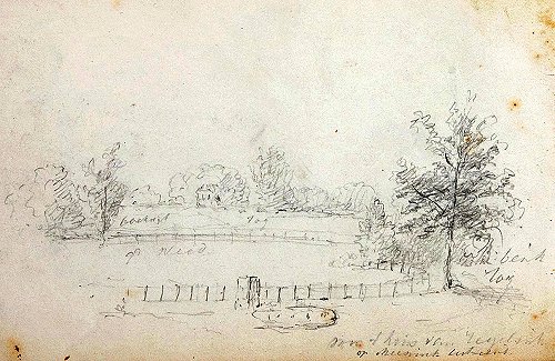 1850 60 door Coenraad A. Weerts Geld Arch uitzicht op Meenink