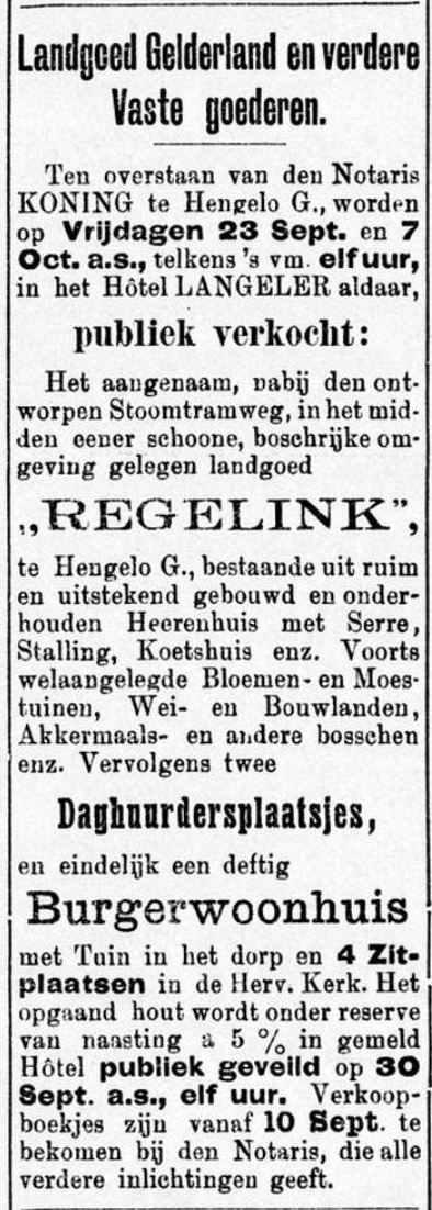 1898 Regelink stoomtramweg c