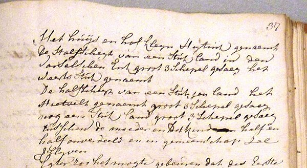 1759 boedelbeschrijving met veldnaam Hietvelt