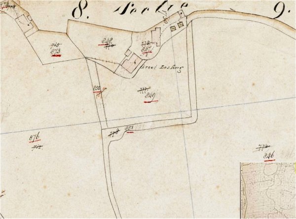K02a   1832 Kadastrale kaart. Bron. WatWasWaar.  