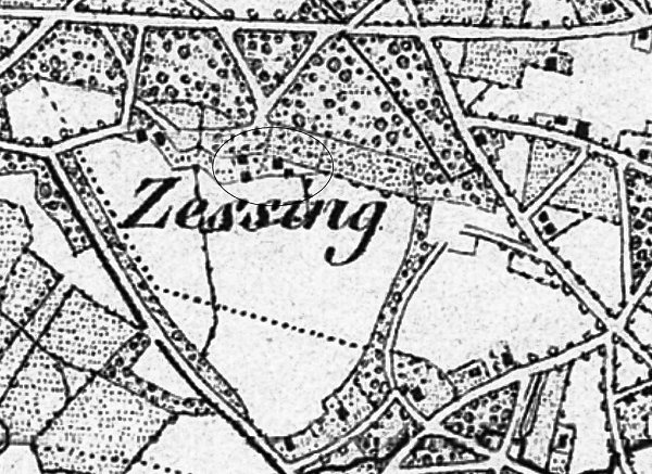K06a  1864 Topografisch Militaire kaart. Bron HisGis. 