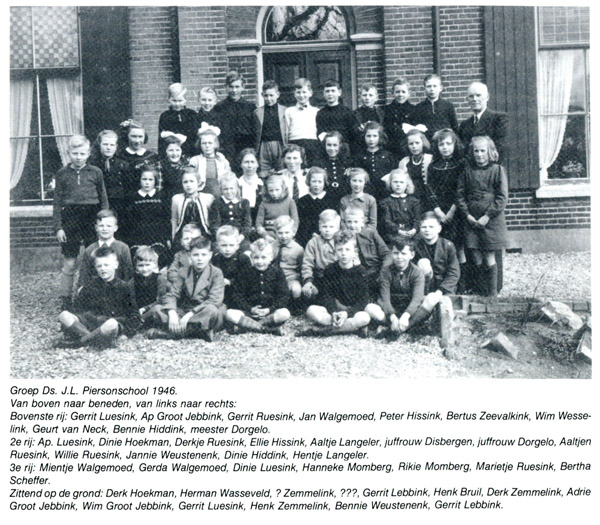 1946 klasfoto Piersonschool 