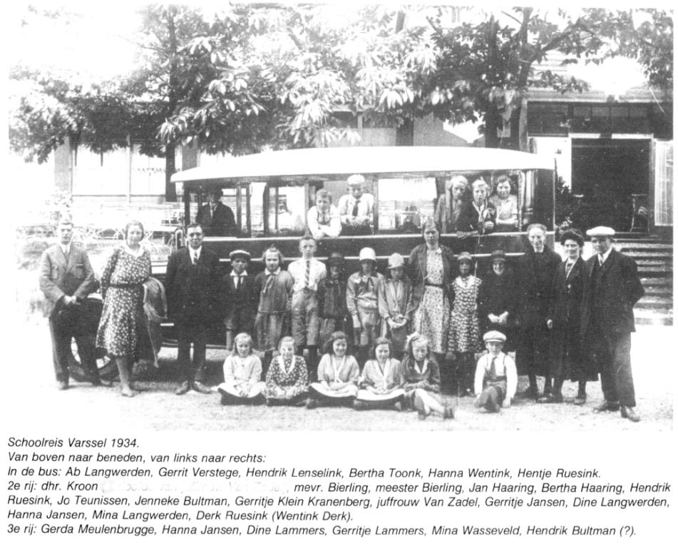 1934 Schoolreis Varssel 