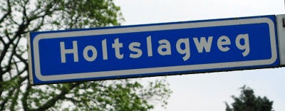 Straatnaambord Holtslagweg
